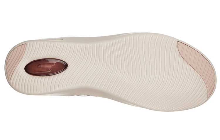 Shop Skechers Go STEP Air - Harmony 透氣耐磨舒適 低幫休閒懶人鞋 女款 藕粉