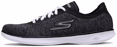 (Women) Skechers Go Step Lite 'Black Slip-On' 14485-BKW (Women) Skechers Go Step Lite 'Black Slip-On' 14485-BKW