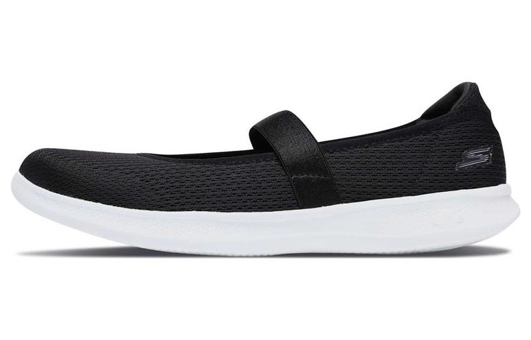 (Women) Skechers Go Step Lite 'Black White' 14482-BKW