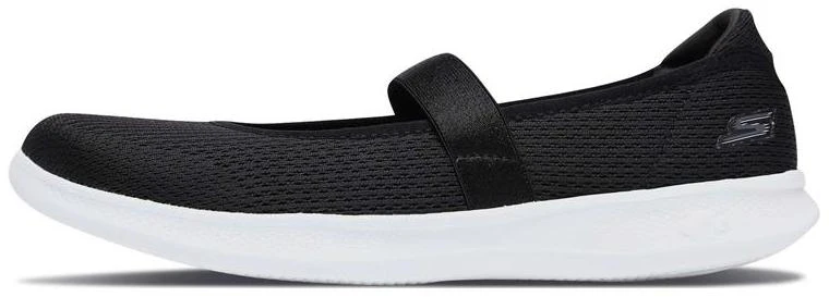 women-skechers-go-step-lite-black-white-14482-bkw