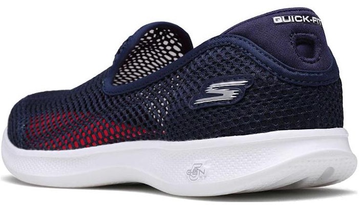 (Women) Skechers Go Step Lite 'Blue and White' 14464-NVW Shop (Women) Skechers Go Step Lite 'Blue and White' 14464-NVW