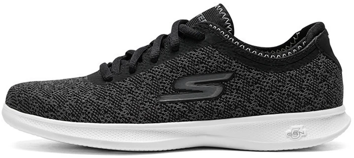 women-skechers-go-step-lite-champ-black-white-14713-bkw