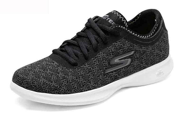 Lookbook (W) Skechers Go Step Lite 'Champ Hitam Putih' 14713-BKW