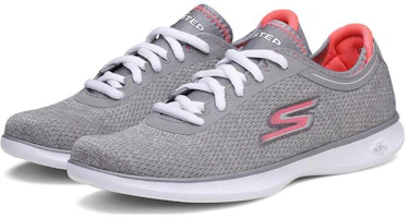 Lookbook (W) Skechers Go Step Lite 'Abu-abu Merah Muda' 14485-GYPK