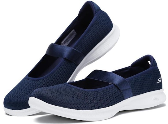 (W) 斯凯奇 Go Step Lite '海军蓝' 14482-NVW Lookbook (W) 斯凯奇 Go Step Lite '海军蓝' 14482-NVW