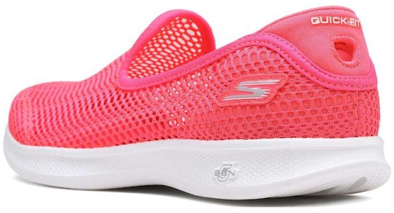 (W) Skechers Go Step Lite 'Peach Pink' - Merah Jambu Pic 14464-HPK Shop (W) Skechers Go Step Lite 'Peach Pink' - Merah Jambu Pic 14464-HPK
