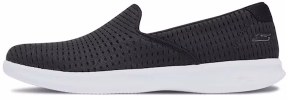 (Women) Skechers Go Step Lite 'Rebound Lightweight Low-Top Black' 14497-BKW (Women) Skechers Go Step Lite 'Rebound Lightweight Low-Top Black' 14497-BKW