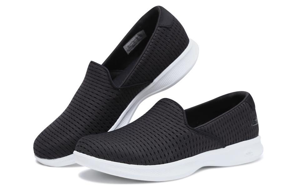 Lookbook (W) Skechers Go Step Lite 'Rebound Ringan Rendah-Atas Hitam' 14497-BKW