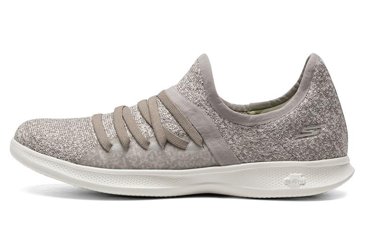(Women) Skechers Go Step Lite 'Redefine Slip-On Casual Grey-Brown' 14750-TPE