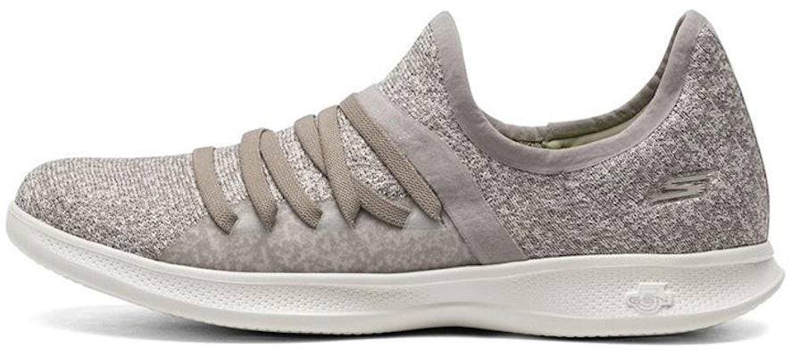 (Women) Skechers Go Step Lite 'Redefine Slip-On Casual Grey-Brown' 14750-TPE Buy (Women) Skechers Go Step Lite 'Redefine Slip-On Casual Grey-Brown' 14750-TPE