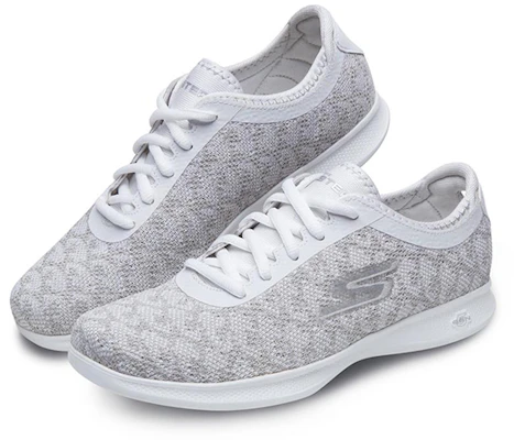 (W) Skechers Go Step Lite Champ 'Putih Perak' 14713-WSL Lookbook (W) Skechers Go Step Lite Champ 'Putih Perak' 14713-WSL