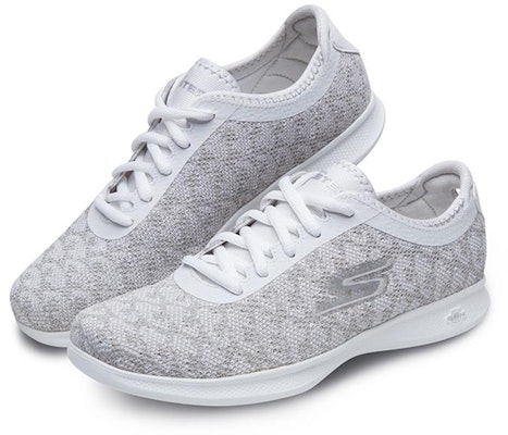 (Women) Skechers Go Step Lite Champ 'White Silver' 14713-WSL Lookbook (Women) Skechers Go Step Lite Champ 'White Silver' 14713-WSL