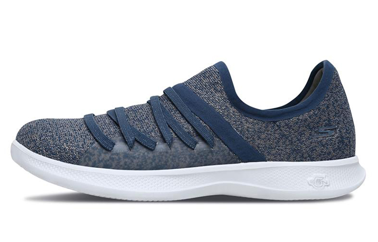 (Women) Skechers Go Step Lite Gray Blue 'Redefine Slip-On' 14750-GYBL