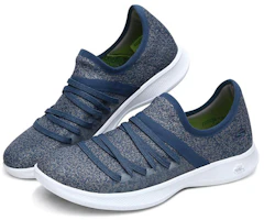Lookbook (W) Skechers Go Step Lite Abu Biru 'Slip-On Redefine' 14750-GYBL