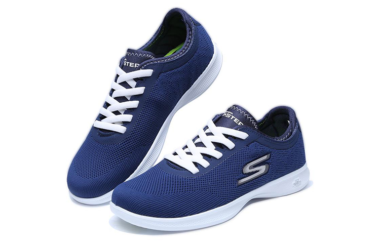 Lookbook (W) Skechers Go Step Lite Swerve 'Navy' Sepatu Pria Wanita 14712-NVY
