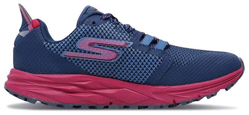 Skechers Go Trail 2 低筒 跑步鞋 女式 藍紅 Order Skechers Go Trail 2 低筒 跑步鞋 女式 藍紅