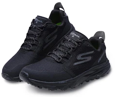 Lookbook Skechers Go Trail 2 戶外緩震 低筒 跑步鞋 女款 黑色