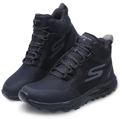 Skechers Go Trail 2 Grip 高筒跑步鞋 女款 全黑色 Lookbook Skechers Go Trail 2 Grip 高筒跑步鞋 女款 全黑色