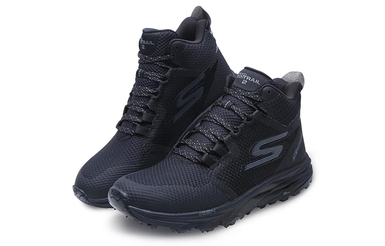 Lookbook (W) 스케쳐스 고 트레일 2 그립 올블랙 (Skechers Go Trail 2 Grip 올블랙) 14121-BBK