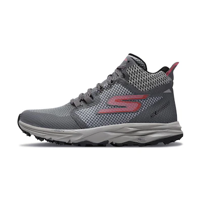 (W) Skechers Go Trail 2 Grip High 'Grey Pink'