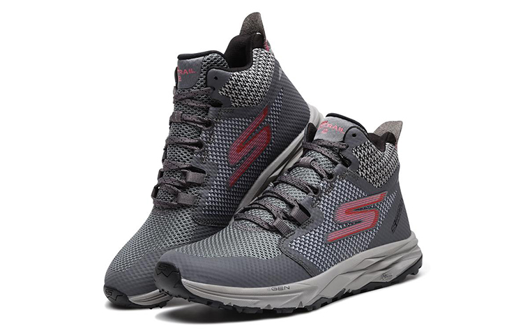 Lookbook (W) Skechers Go Trail 2 Grip High ''Gris Rose'' 14121-GYPK