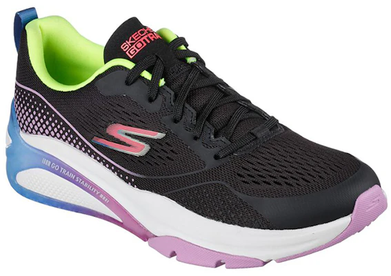 (Women) Skechers Go Train Stability 'Black Comfort Low-Top' 129042-BKMT Lookbook (Women) Skechers Go Train Stability 'Black Comfort Low-Top' 129042-BKMT