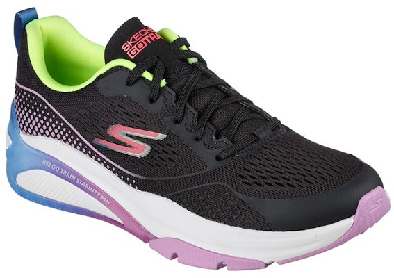 (Women) Skechers Go Train Stability 'Black Comfort Low-Top' 129042-BKMT Lookbook (Women) Skechers Go Train Stability 'Black Comfort Low-Top' 129042-BKMT