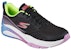 (W) Skechers Go Train Stability 'Hitam Keselesaan Low-Top' 129042-BKMT