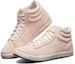 Lookbook Skechers Go Vulc 2 耐磨防滑 高筒 帆布鞋 女款 淡粉色