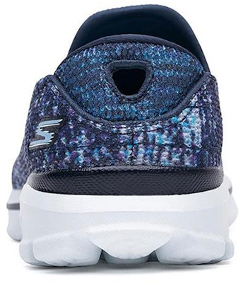 (Women) Skechers Go Walk 3 'Blue and White Slip-On' 14057C-NVW Shop (Women) Skechers Go Walk 3 'Blue and White Slip-On' 14057C-NVW