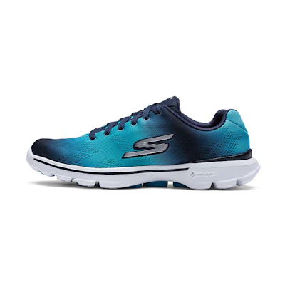 (W) Skechers Go Walk 3 'Blue Green'
