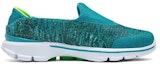 Order (W) Skechers Go Walk 3 'Biru Hijau Slip-On' 14057C-TEAL
