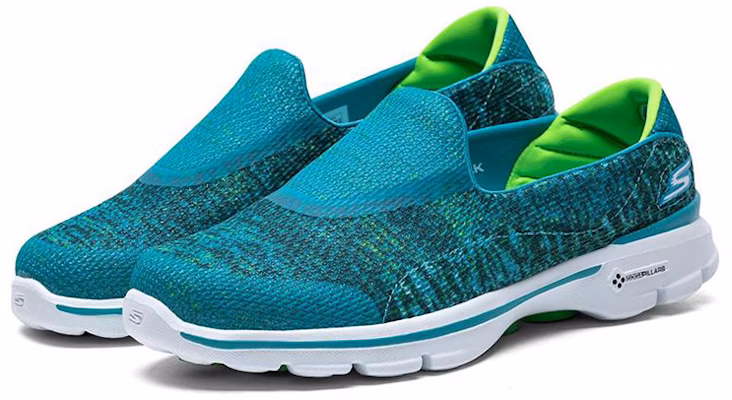 (W) 斯凯奇 Go Walk 3 ‘蓝绿色一脚蹬’ 14057C-TEAL Lookbook (W) 斯凯奇 Go Walk 3 ‘蓝绿色一脚蹬’ 14057C-TEAL