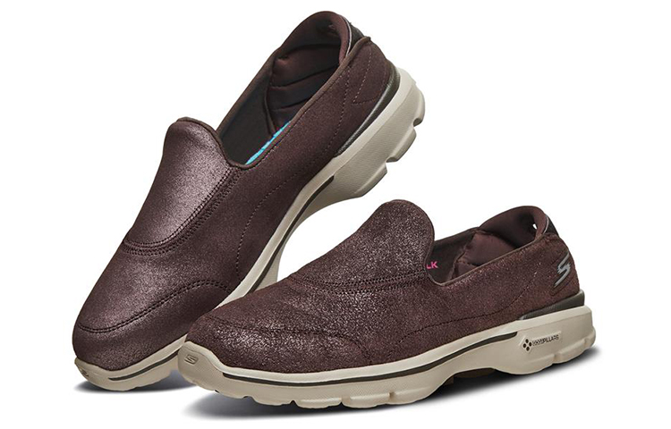 Lookbook (Women) Skechers Go Walk 3 'Classic Chocolate' 14035-CHOC