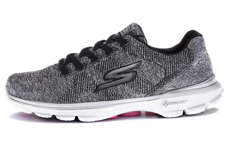 (Women) Skechers Go Walk 3 'Grey Black' 14059C-BKW