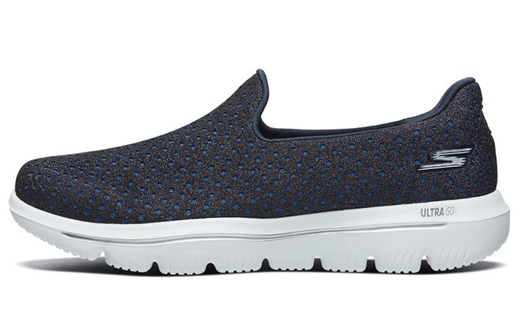 (Women) Skechers Go Walk 3 Dark-Blue 'Navy Blue White' 15757-NVW