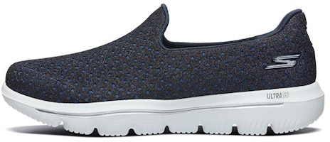 (Women) Skechers Go Walk 3 Dark-Blue 'Navy Blue White' 15757-NVW (Women) Skechers Go Walk 3 Dark-Blue 'Navy Blue White' 15757-NVW