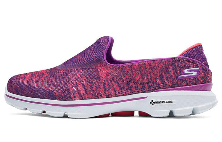 (W) Skechers Go Walk 3 'Pink Slip-On'