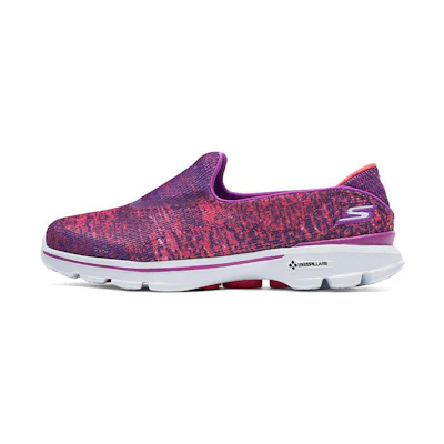 (W) Skechers Go Walk 3 'Pink Slip-On'