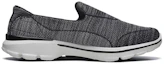 Order Skechers Go Walk 3 編織 一腳蹬運動休閒鞋 女款 黑灰
