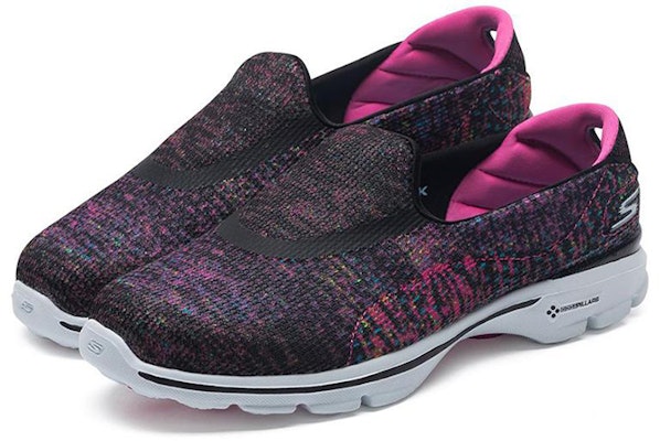 (W) Skechers Go Walk 3 Slip-On 'Negro Multicolor' 14057C-BKMT Lookbook (W) Skechers Go Walk 3 Slip-On 'Negro Multicolor' 14057C-BKMT