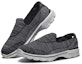 Lookbook (W) Skechers Go Walk 3 Slip-On 'Hitam Kelabu' 14046-BKGY