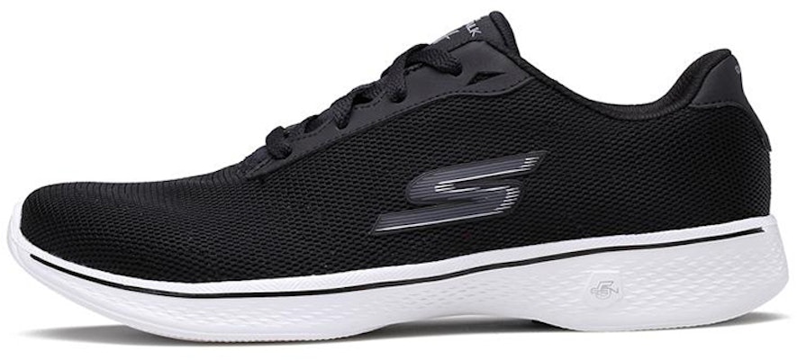 (Women) Skechers Go Walk 4 'Black' 14907-BKW Buy (Women) Skechers Go Walk 4 'Black' 14907-BKW