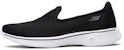 (W) Skechers Go Walk 4 'Hitam dan Putih' 14906-BKW