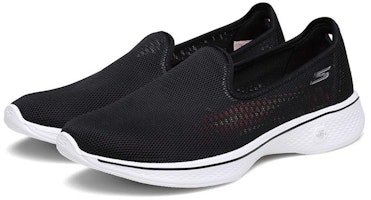 (W) スケッチャーズ GOwalk 4 白黒 (Sukecchāzu GOwalk 4 Shirokuro) 14906-BKW Lookbook (W) スケッチャーズ GOwalk 4 白黒 (Sukecchāzu GOwalk 4 Shirokuro) 14906-BKW