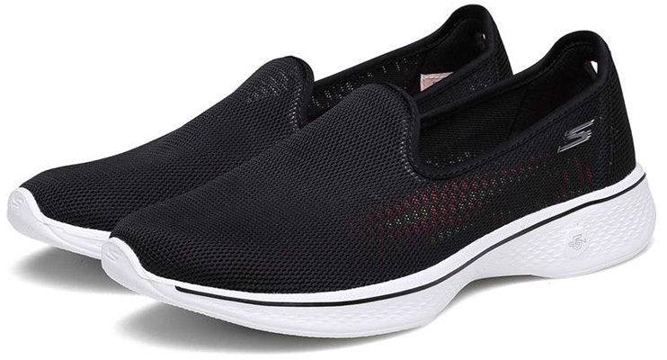 (W) Skechers Go Walk 4 'Hitam dan Putih' 14906-BKW Lookbook (W) Skechers Go Walk 4 'Hitam dan Putih' 14906-BKW