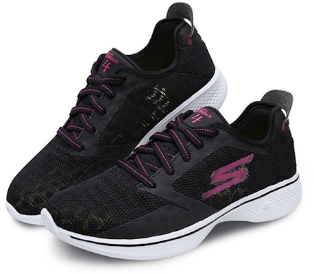 (W) 스케쳐스 고워크 4 블랙/피치레드 (Skechers Gowalk 4 Black/Peach Red) 14936-BKHP Lookbook (W) 스케쳐스 고워크 4 블랙/피치레드 (Skechers Gowalk 4 Black/Peach Red) 14936-BKHP