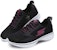 (W) Skechers Go Walk 4 'Hitam Peach Merah' 14936-BKHP