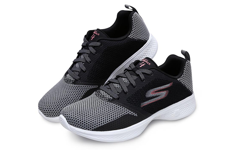 Lookbook (Women) Skechers Go Walk 4 'Black Pink' 14930-BKPK