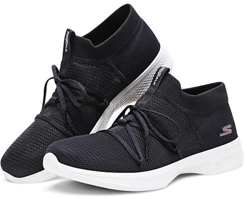 (W) 스케쳐스 고워크 4 블랙/화이트 (Skechers Gowalk 4 Black/White) 14995-BKW Lookbook (W) 스케쳐스 고워크 4 블랙/화이트 (Skechers Gowalk 4 Black/White) 14995-BKW